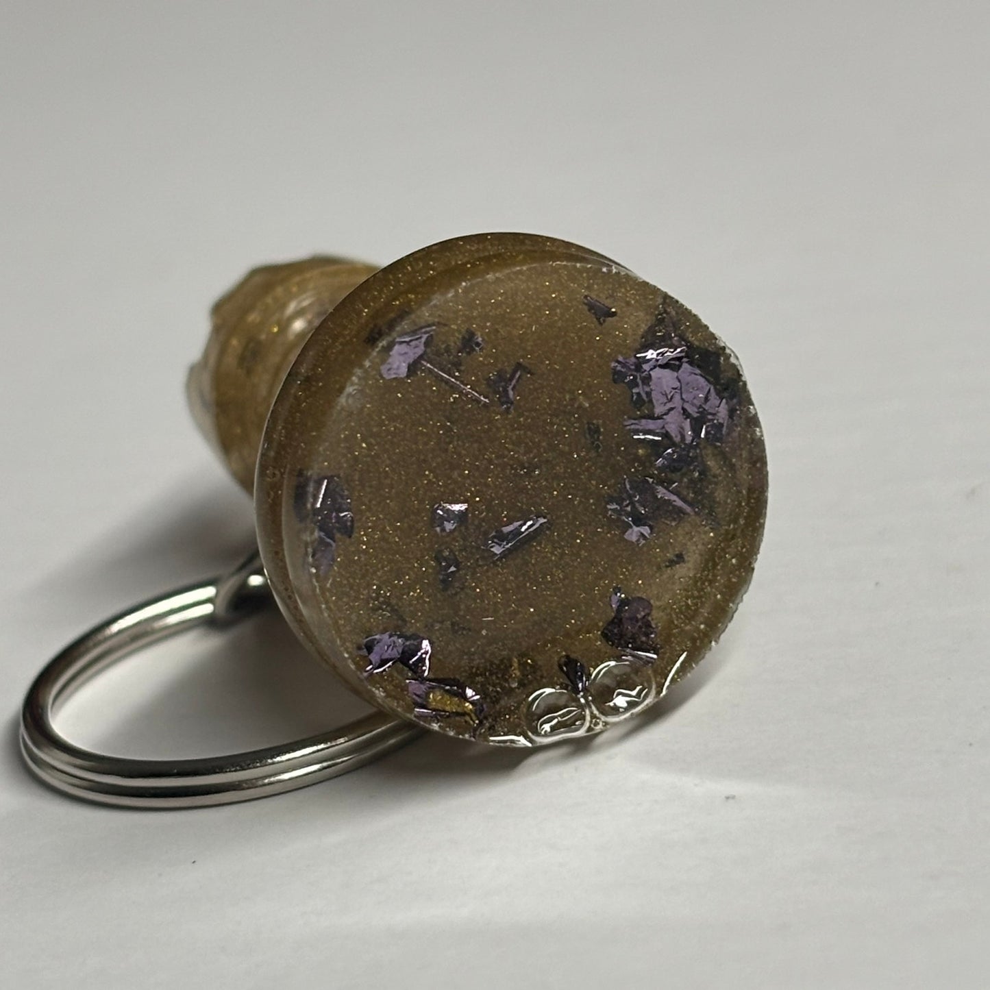 Dirty Green Rook - Handmade Resin Keychain