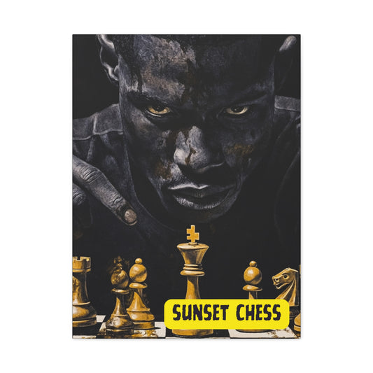The Love of The Game - Canvas Chess Print 24"x32"