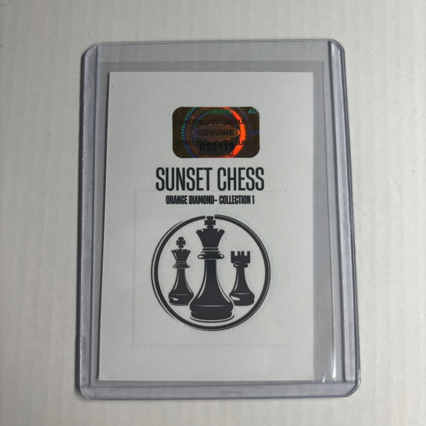 Orange Diamond Collection 1 - Trading Card