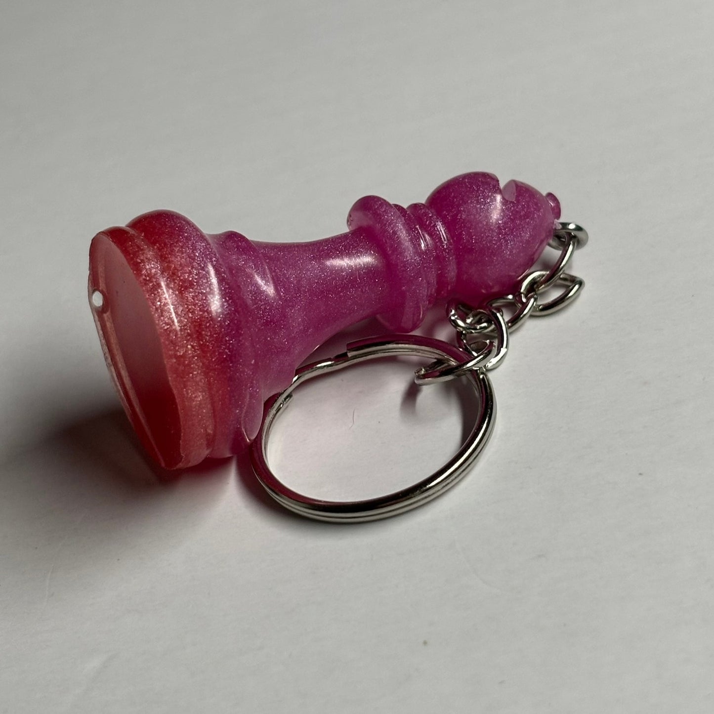 Pink Bishop - Handmade Resin Keychain