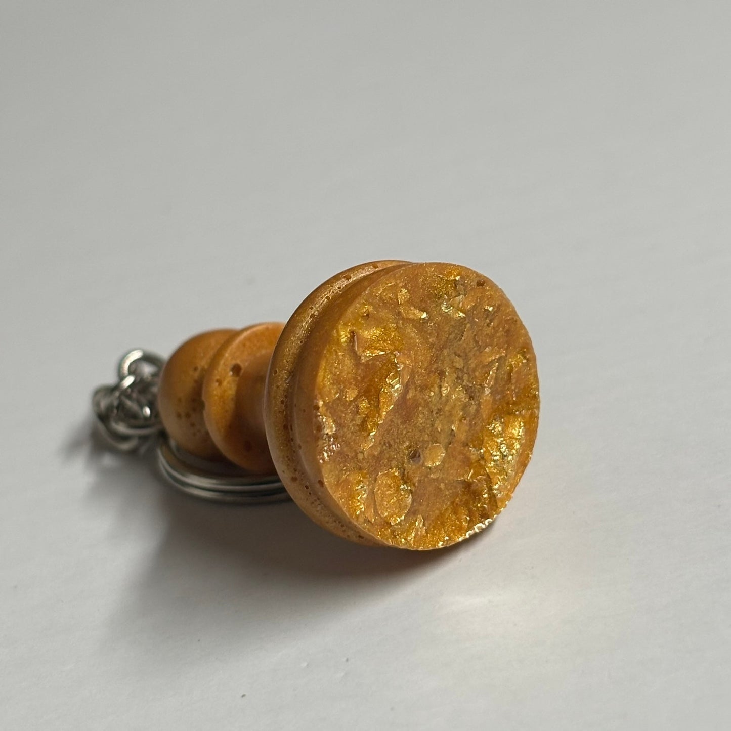 Royal Yellow Pawn - Handmade Resin Keychain