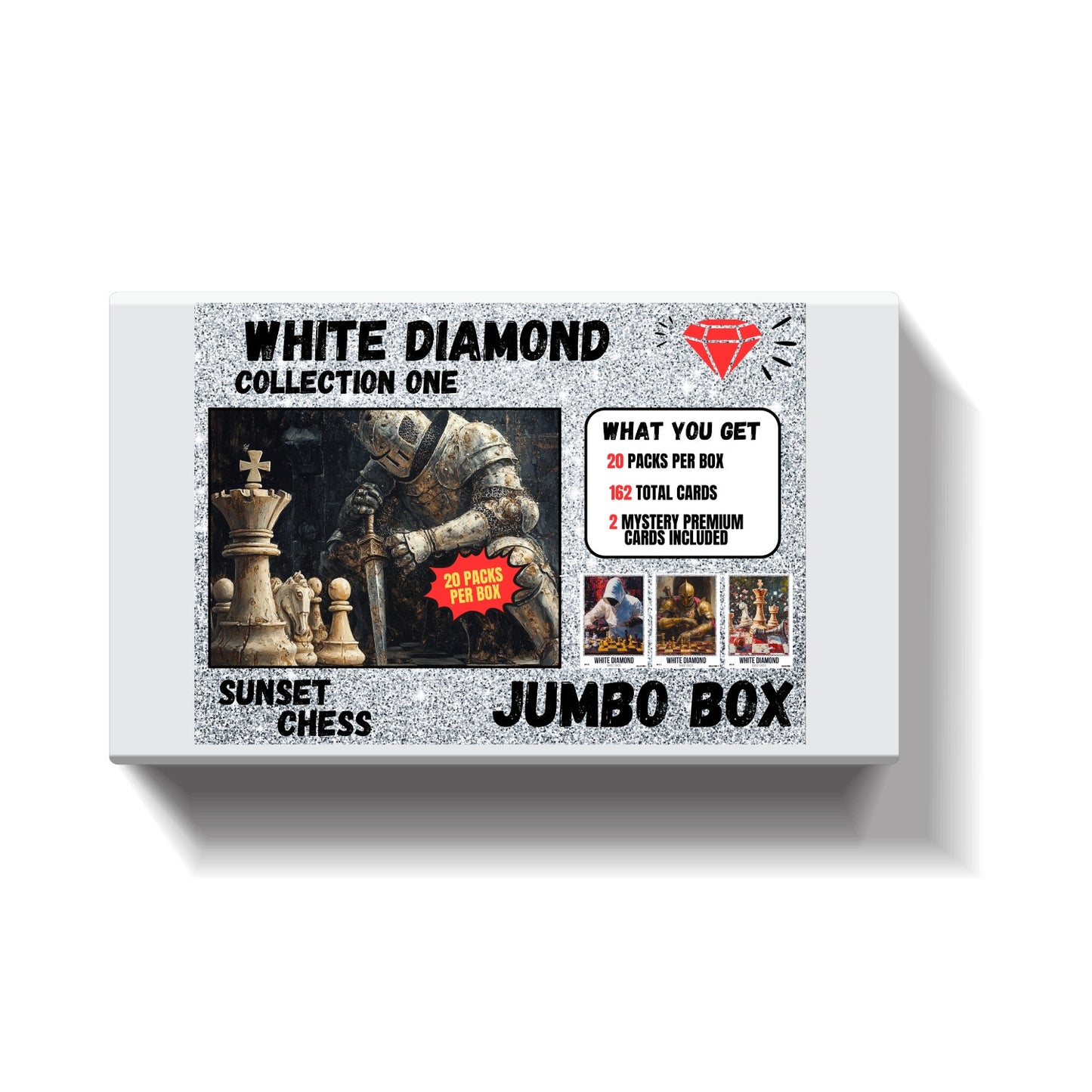White Diamond Part 1 - Jumbo Box Pack - Chess Trading Cards