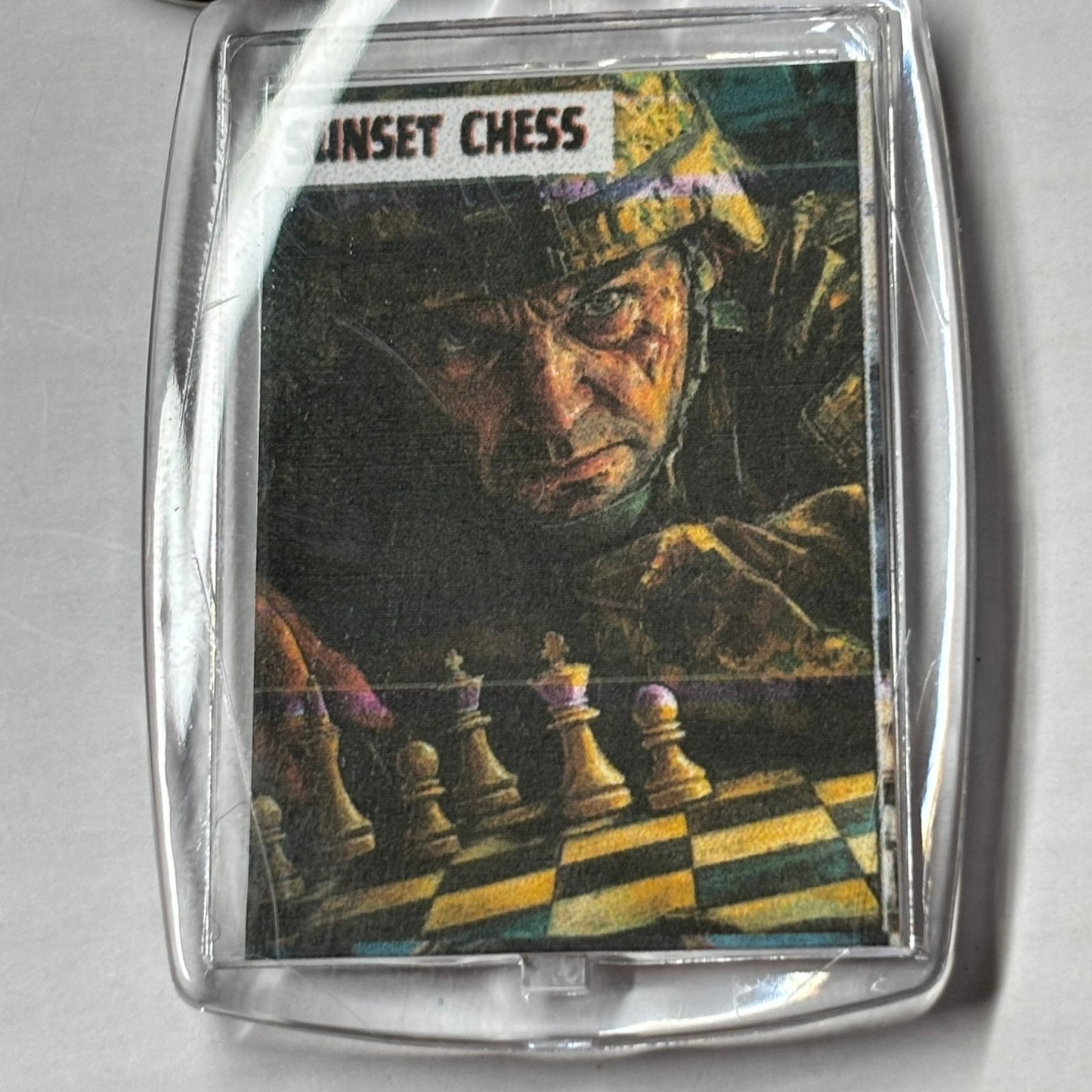 In War - Chess  Photo Keychain