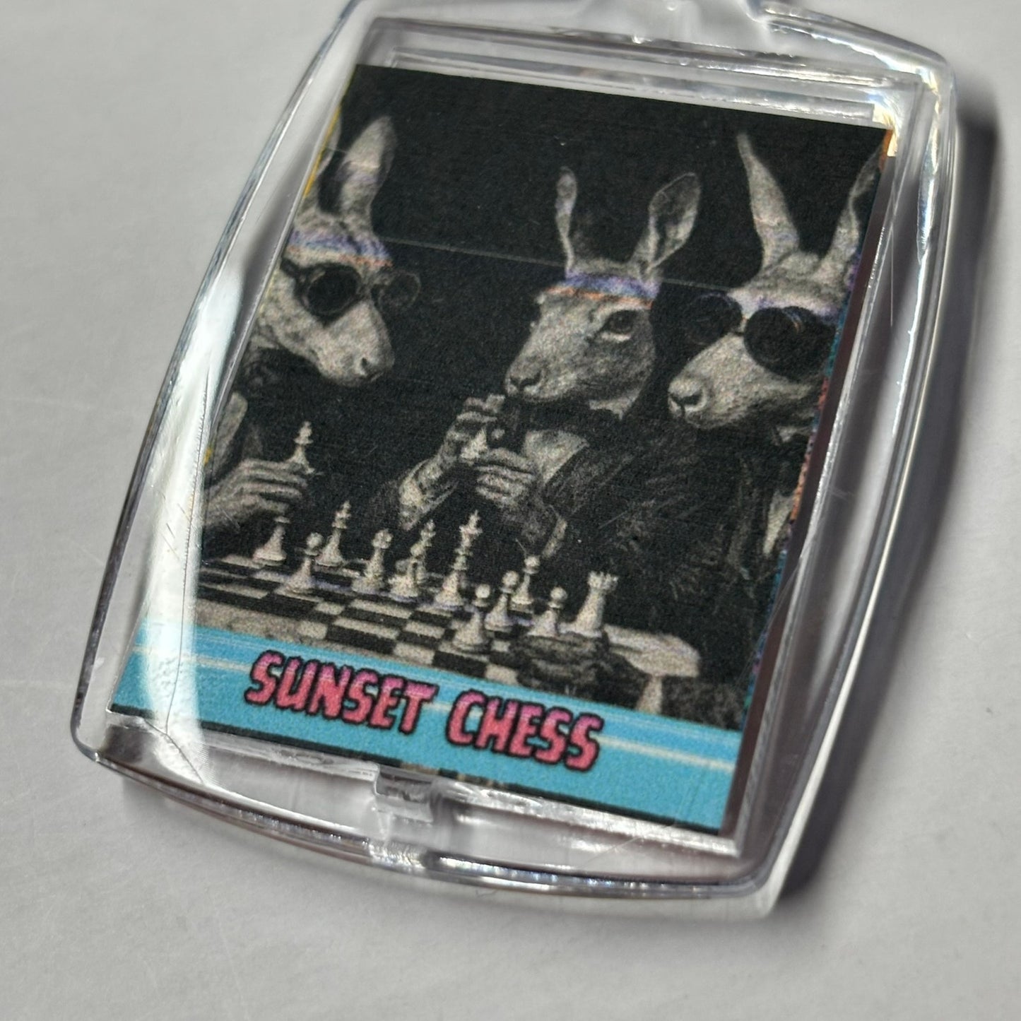 Beasts Night Out - Chess  Photo Keychain
