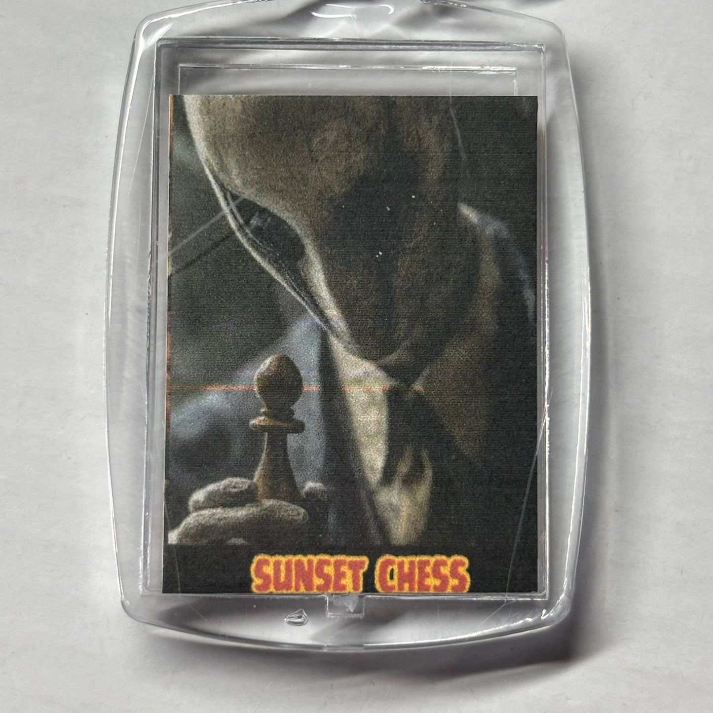Dark Alien - Chess  Photo Keychain