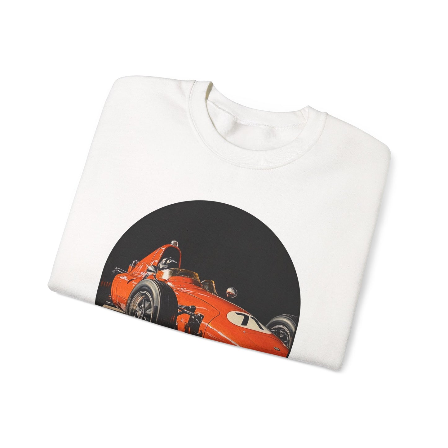 Race Car - White Chess Crewneck Sweater