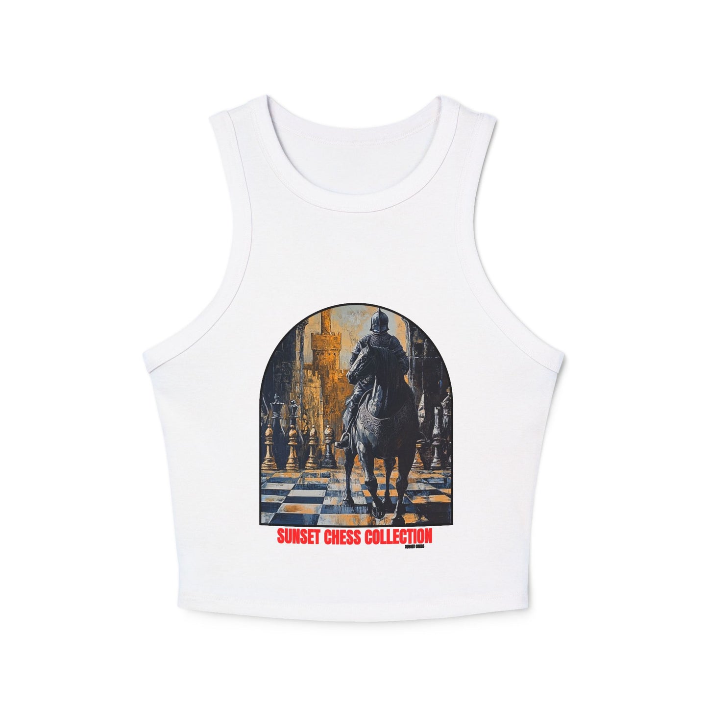 Knights Best Friend - Women's White Chess Tank Top