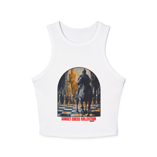 Knights Best Friend - Women's White Chess Tank Top