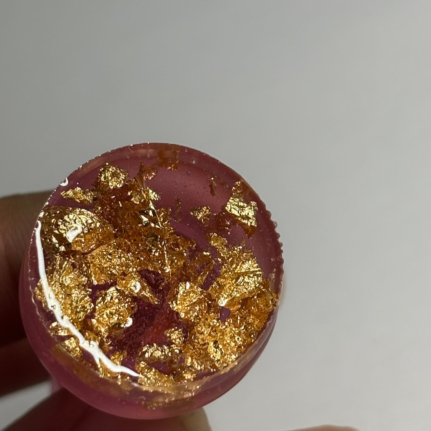 Royal Pink King - Handmade Resin Keychain