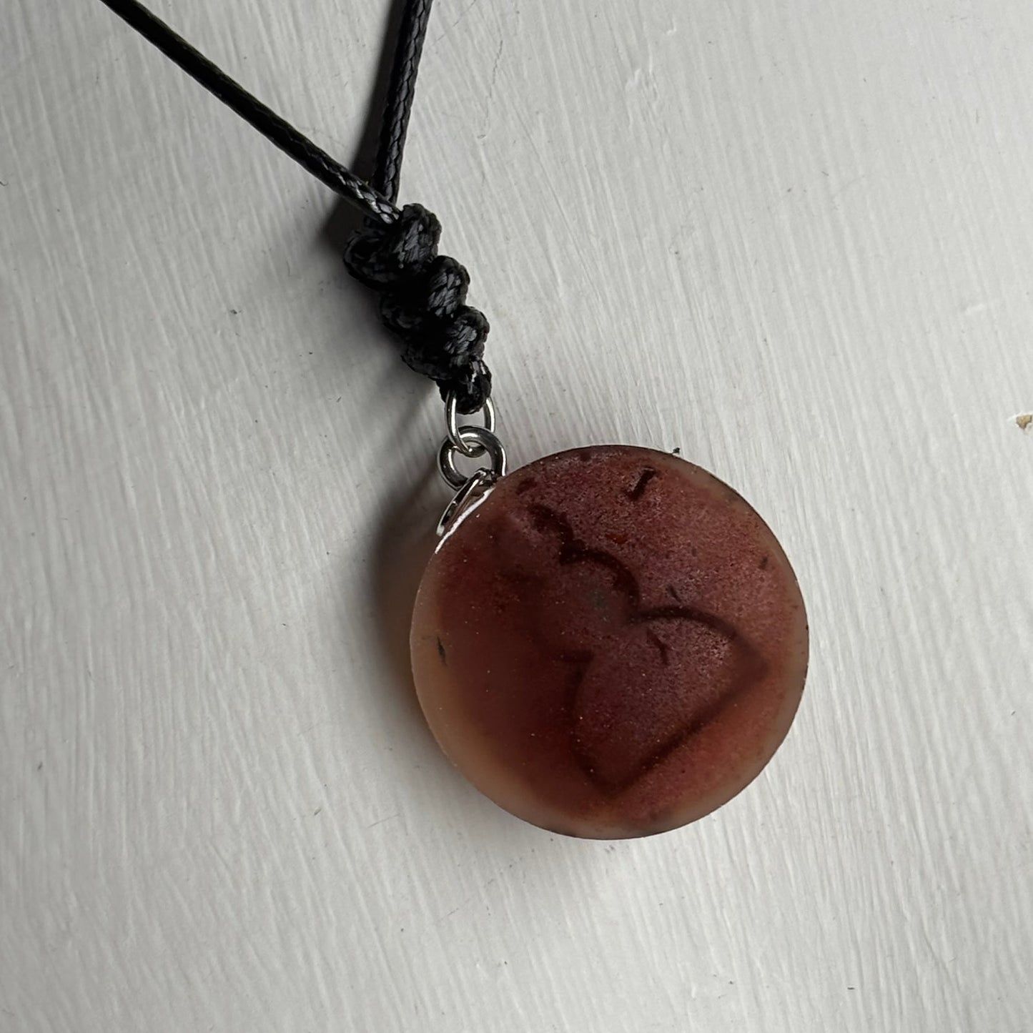 Brown Pawn - Handmade Resin Chess Necklace