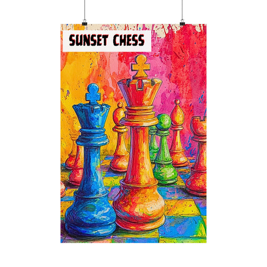 A Game Of Many Colors - Matte Vertical Poster 20"x30"