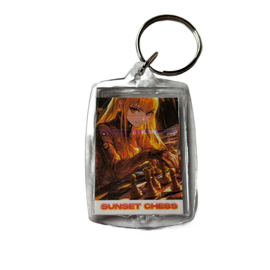 Anime Glow - Chess  Photo Keychain
