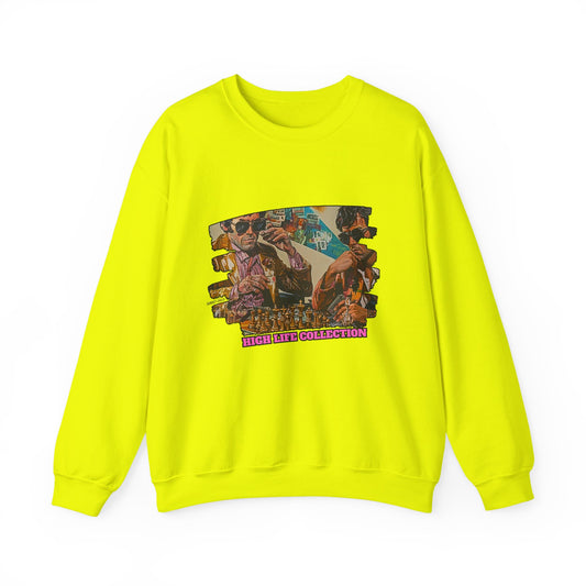 City Boys - Neon Chess Crewneck Sweater