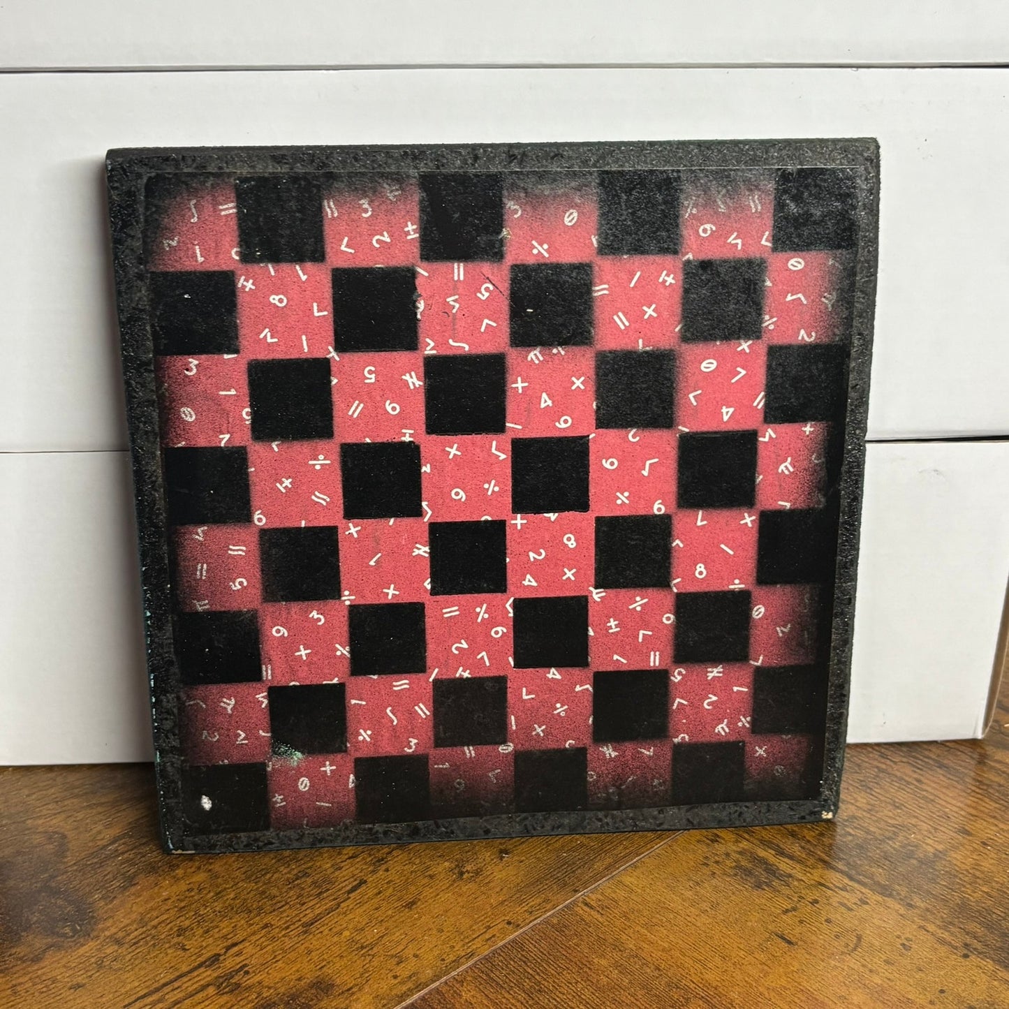 Rainbow Mix - Painted Double Sided Chess Board