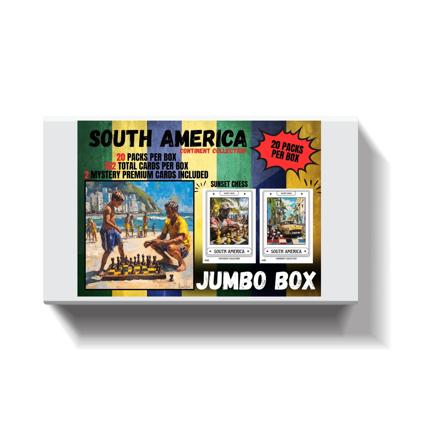 South America Edition - Jumbo Box Pack - Chess Trading Cards