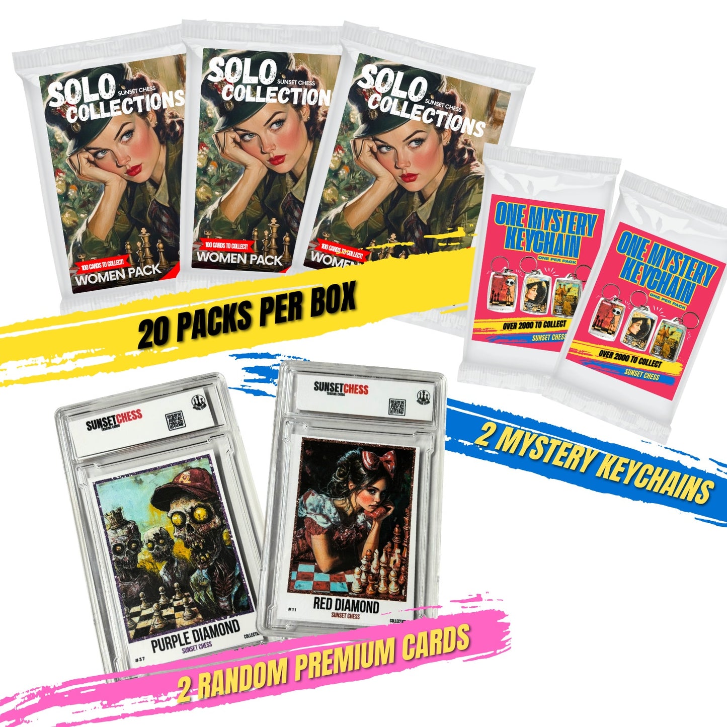 Women Collection - Jumbo Box Pack - Chess Trading Cards