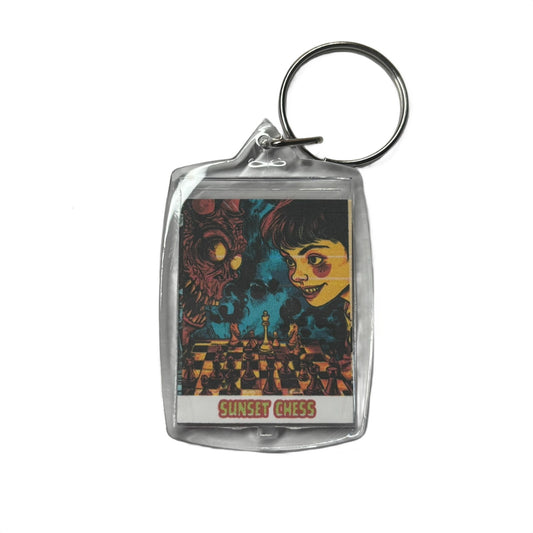 No Fear - Chess  Photo Keychain