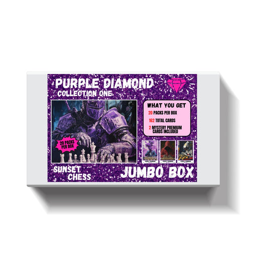 Purple Diamond Part 1 - Jumbo Box Pack - Chess Trading Cards
