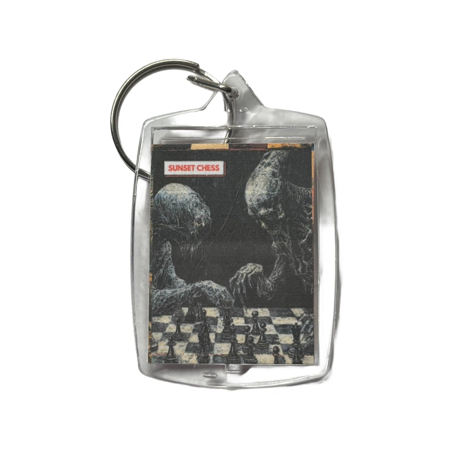 Shadow Lurking - Chess  Photo Keychain