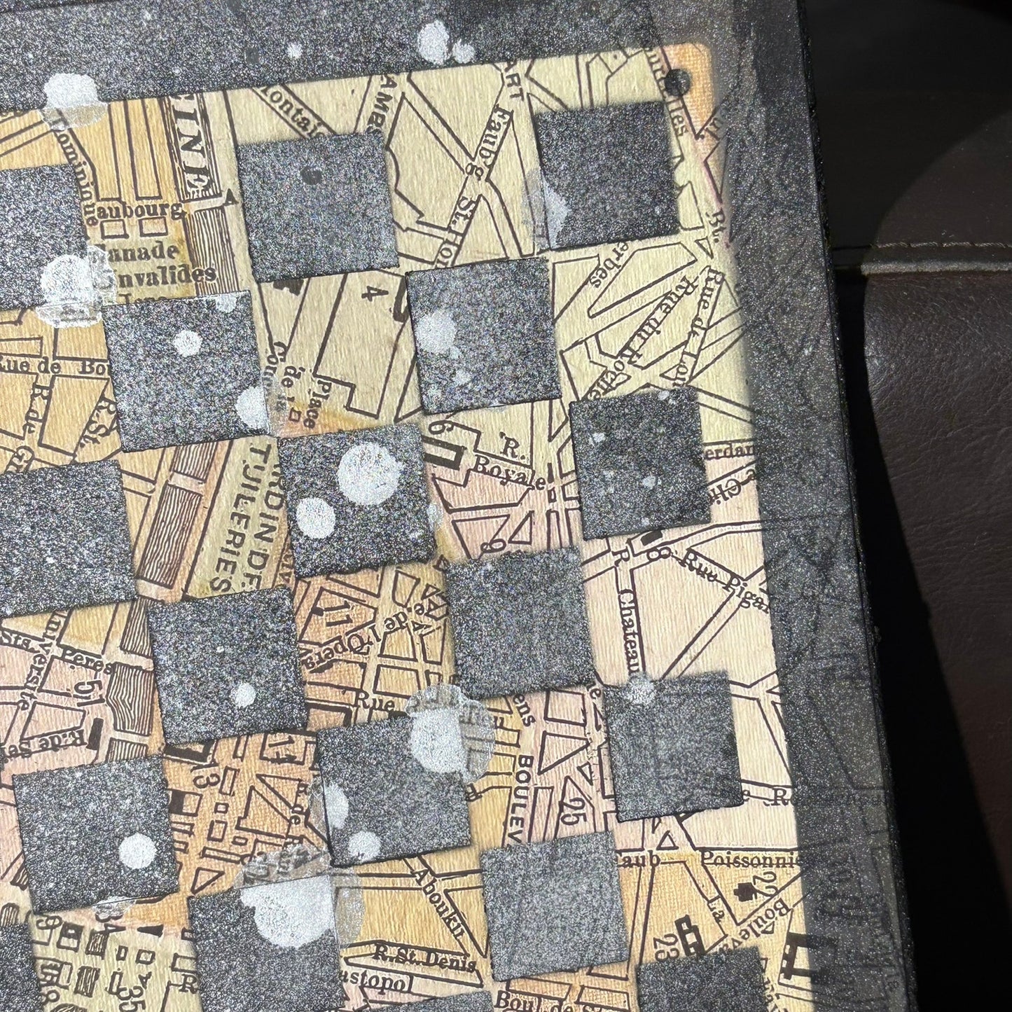 Road Map - Scrapbook Chess Board