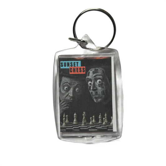 Popping Eyes - Chess  Photo Keychain