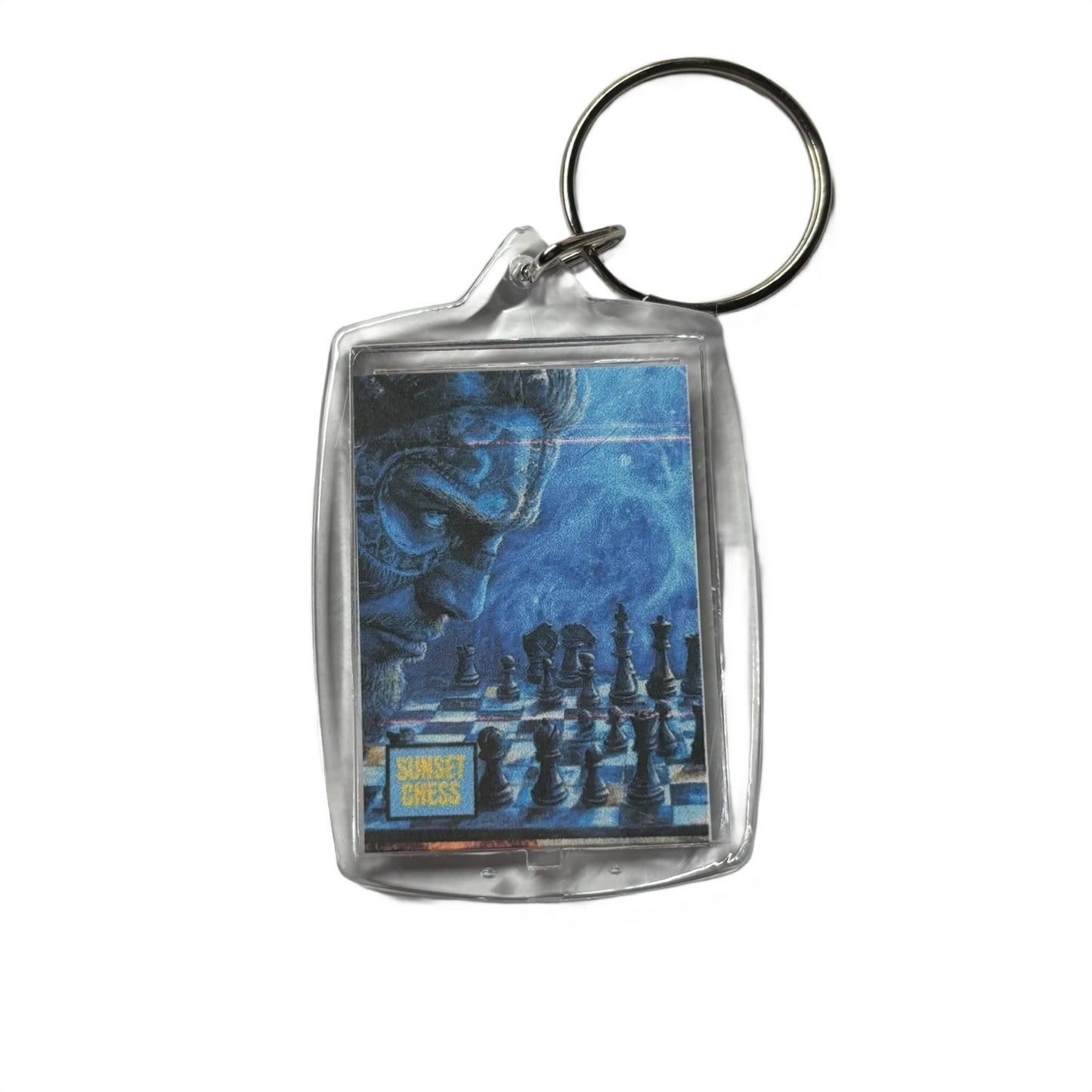 Blue Warrior - Chess  Photo Keychain