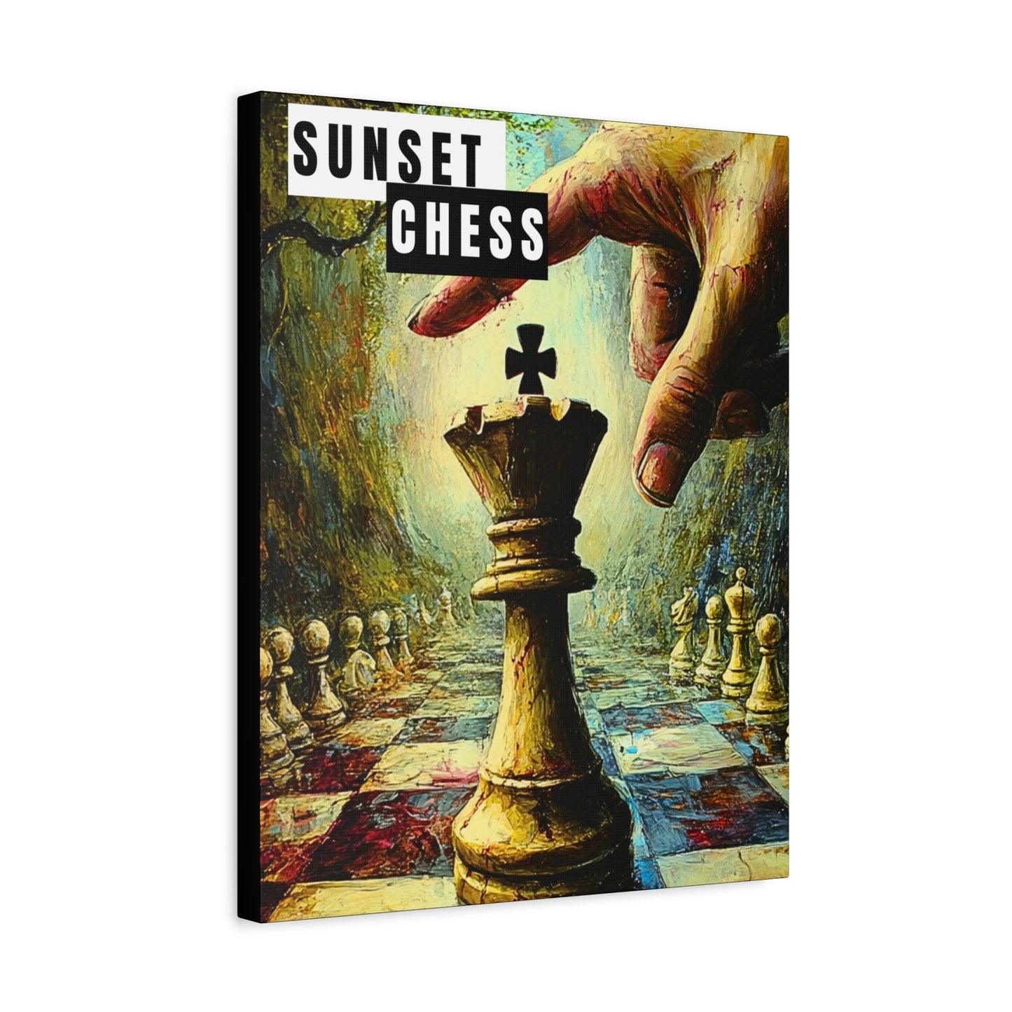 The Magic Touch - Canvas Chess Print 16"x20"