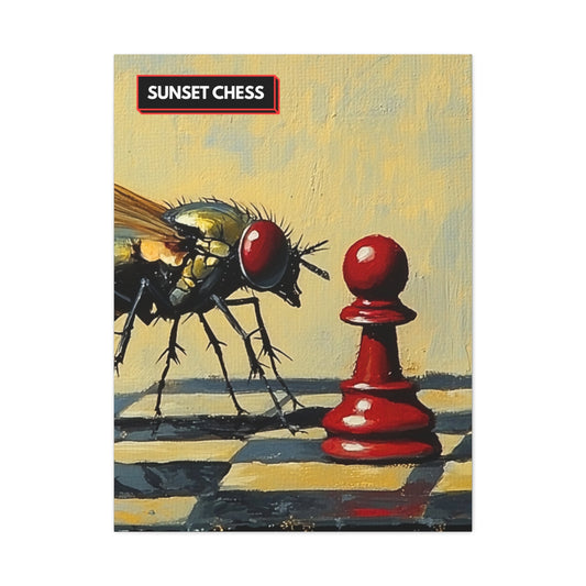 Fly On The Wall - Canvas Chess Print 30"x40"