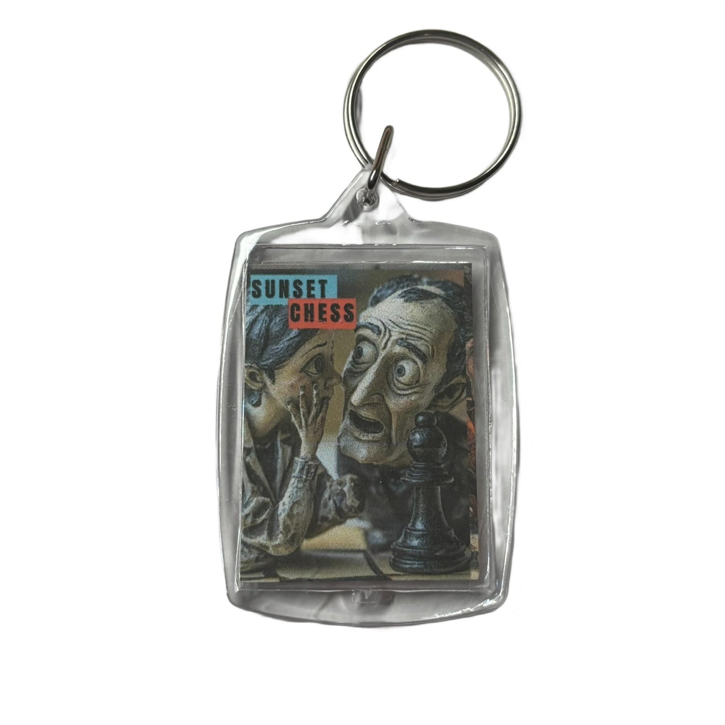 Horrifying - Chess  Photo Keychain