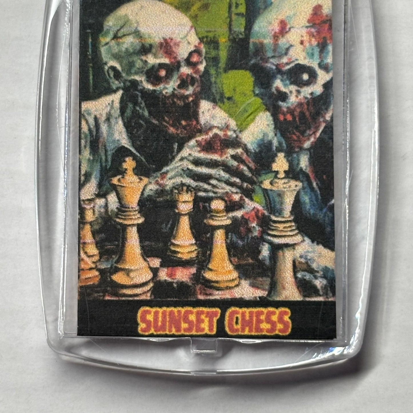 Zombie Bros - Chess  Photo Keychain