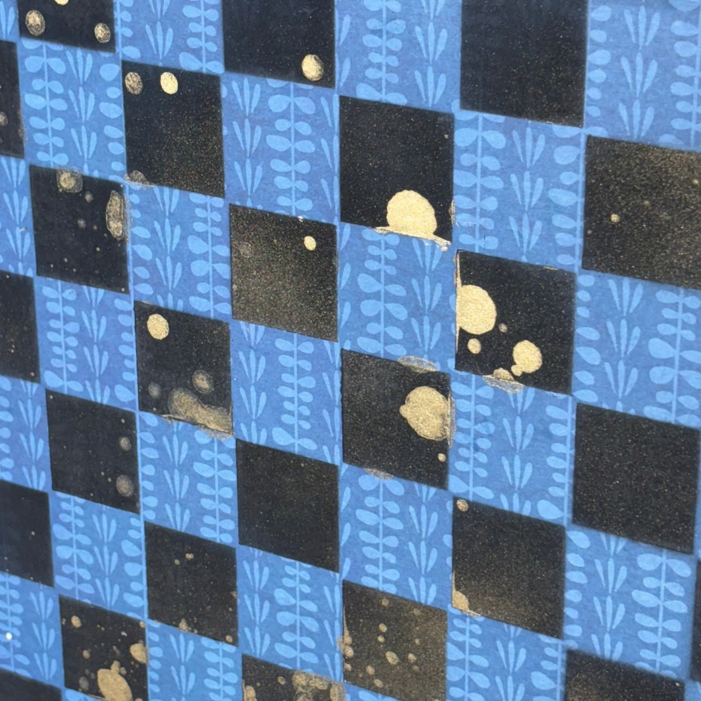 Blue Desire - Scrapbook Chess Board