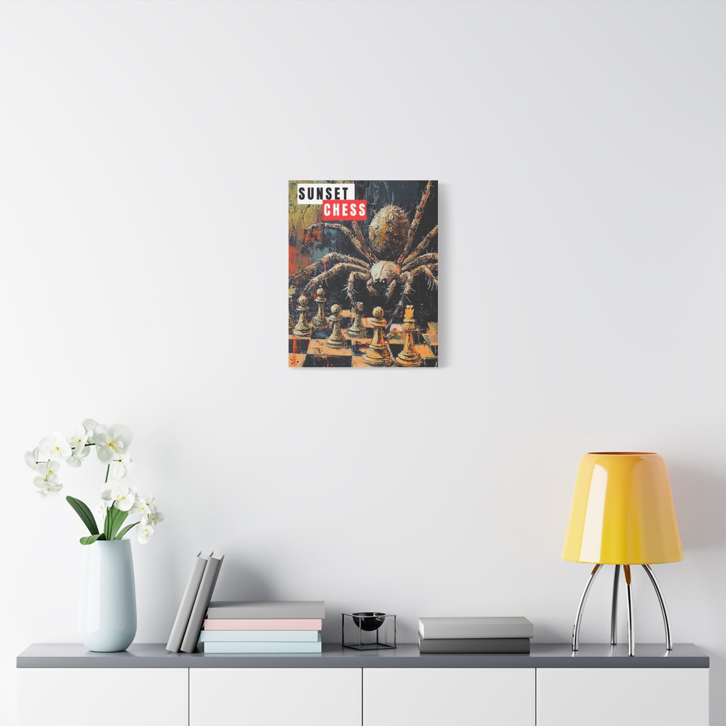 A Web of Deception - Canvas Print 16"x20"