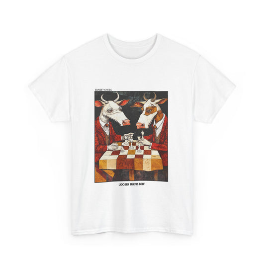 Looser Turns Beef - White Chess T Shirt