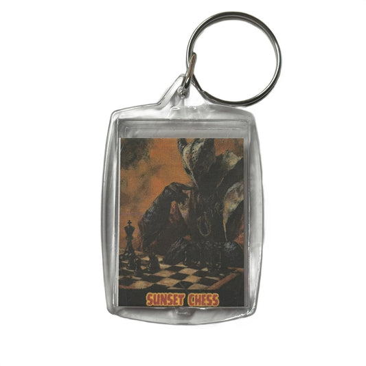 The Dark Knight - Chess  Photo Keychain