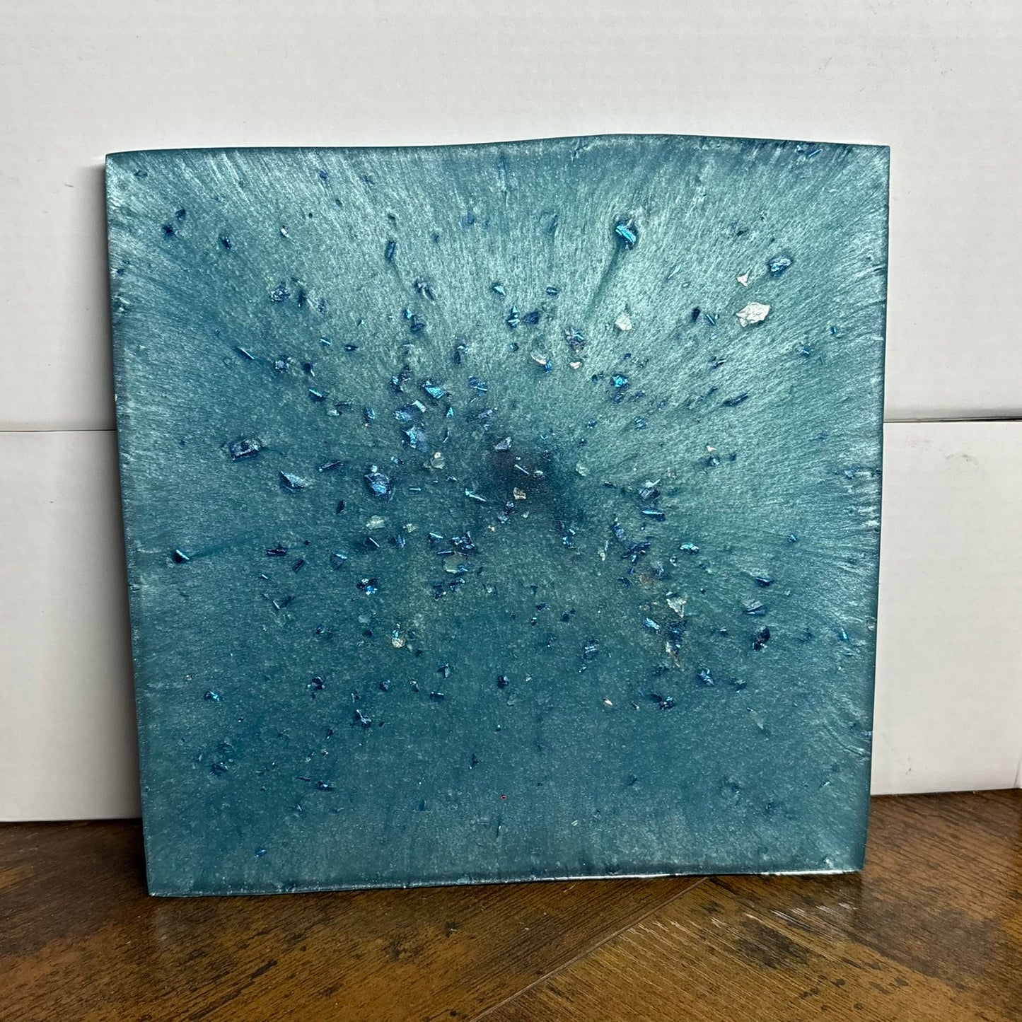 Crystal Blue - Resin Chess Board