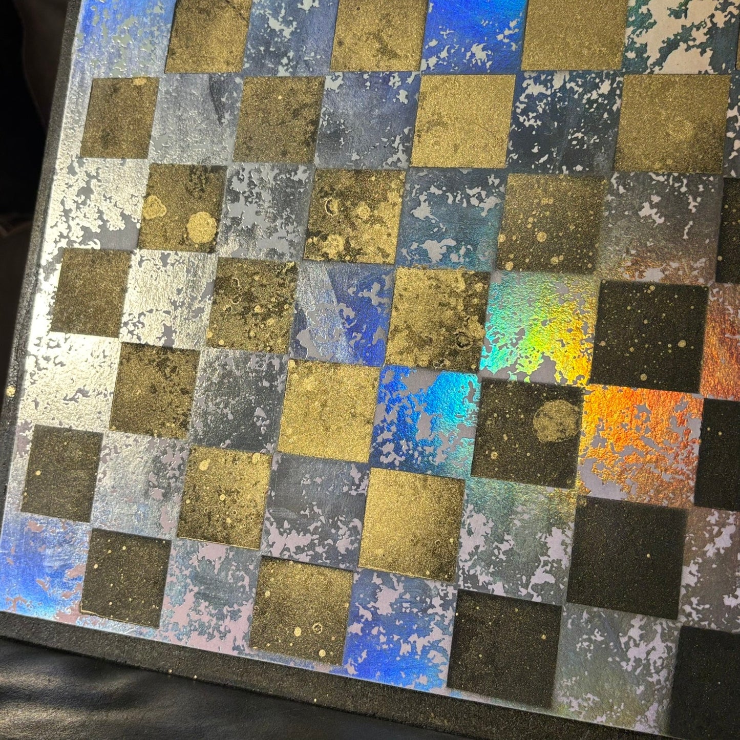 Golden Shine - Scrapbook Chess Board