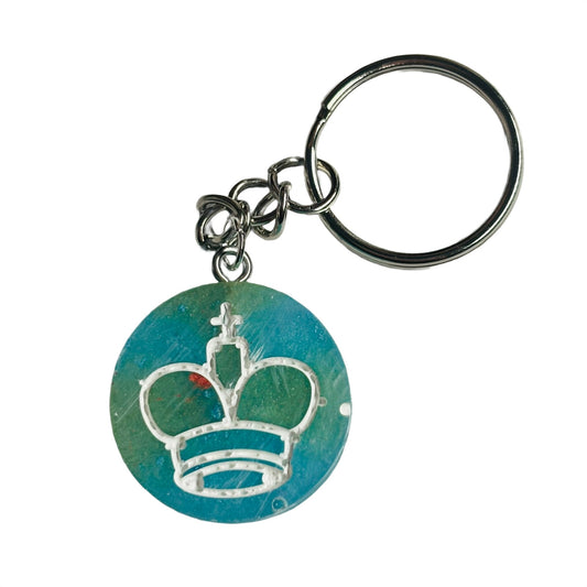 Blue Ocean King - Handmade Resin Keychain