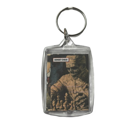 Mummy's Game - Chess  Photo Keychain