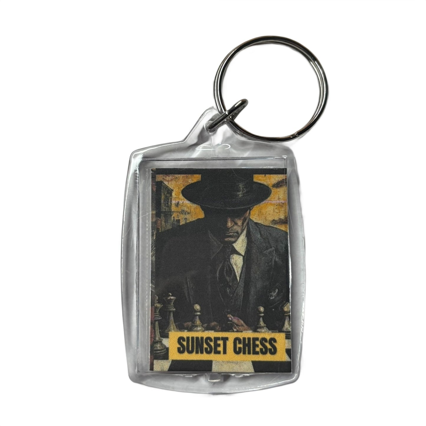 Man in The Hat - Chess  Photo Keychain