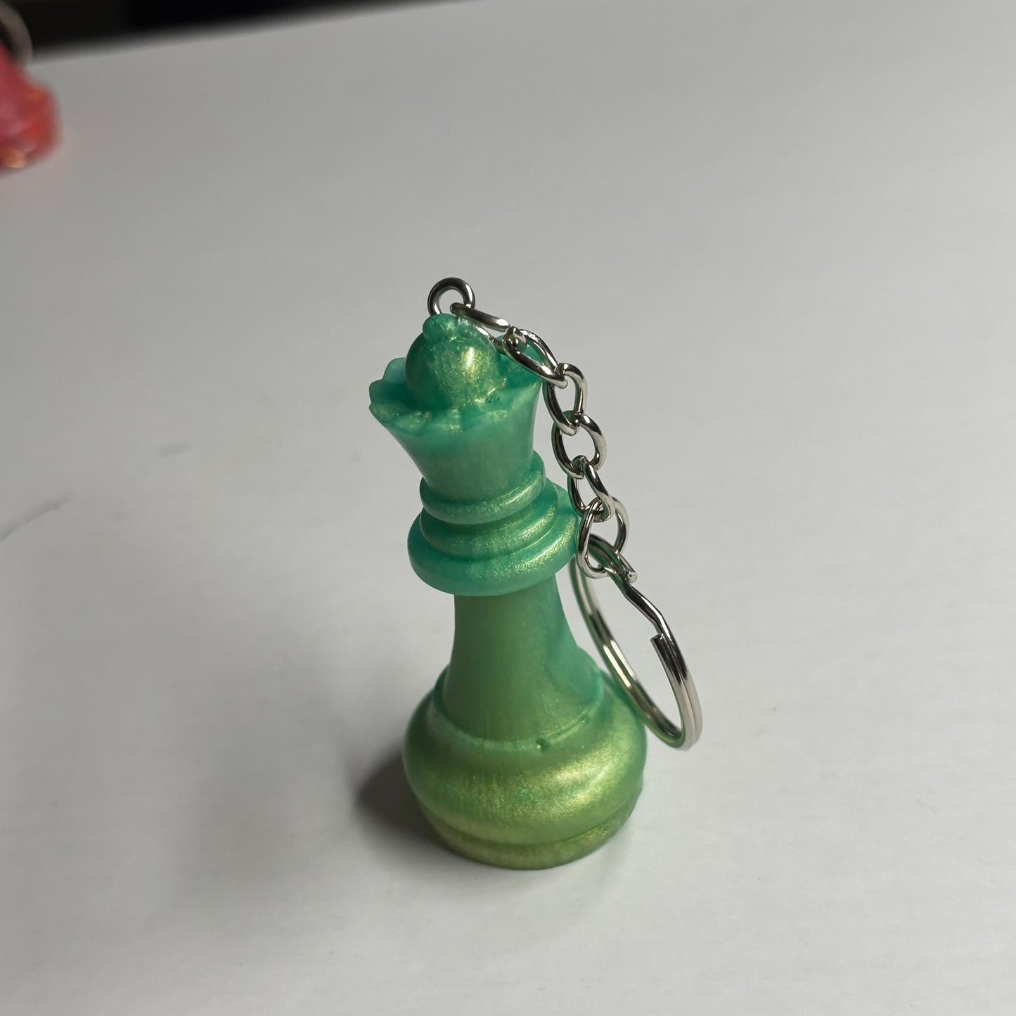 Green Queen - Handmade Resin Keychain
