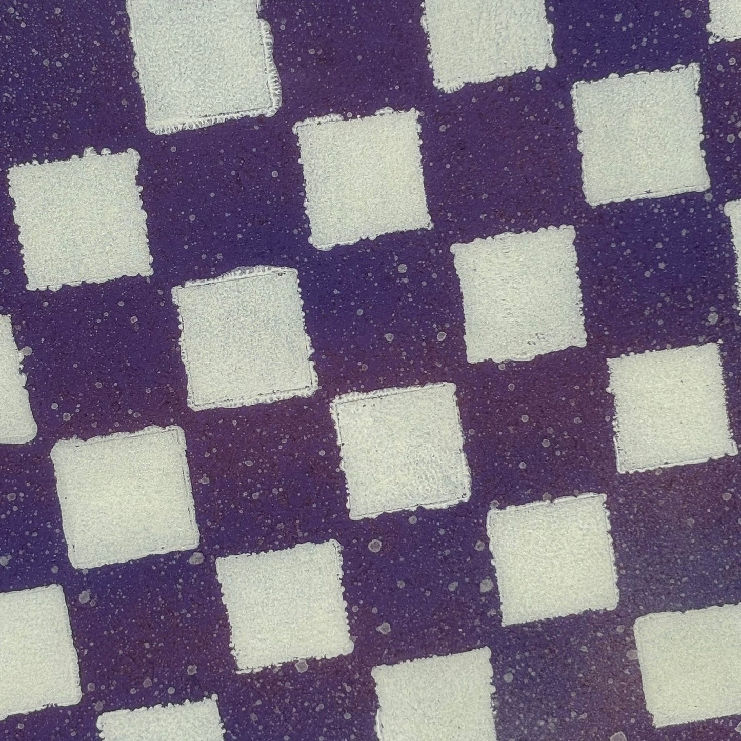 Light Purple Speckles - Resin Coated Chess Board