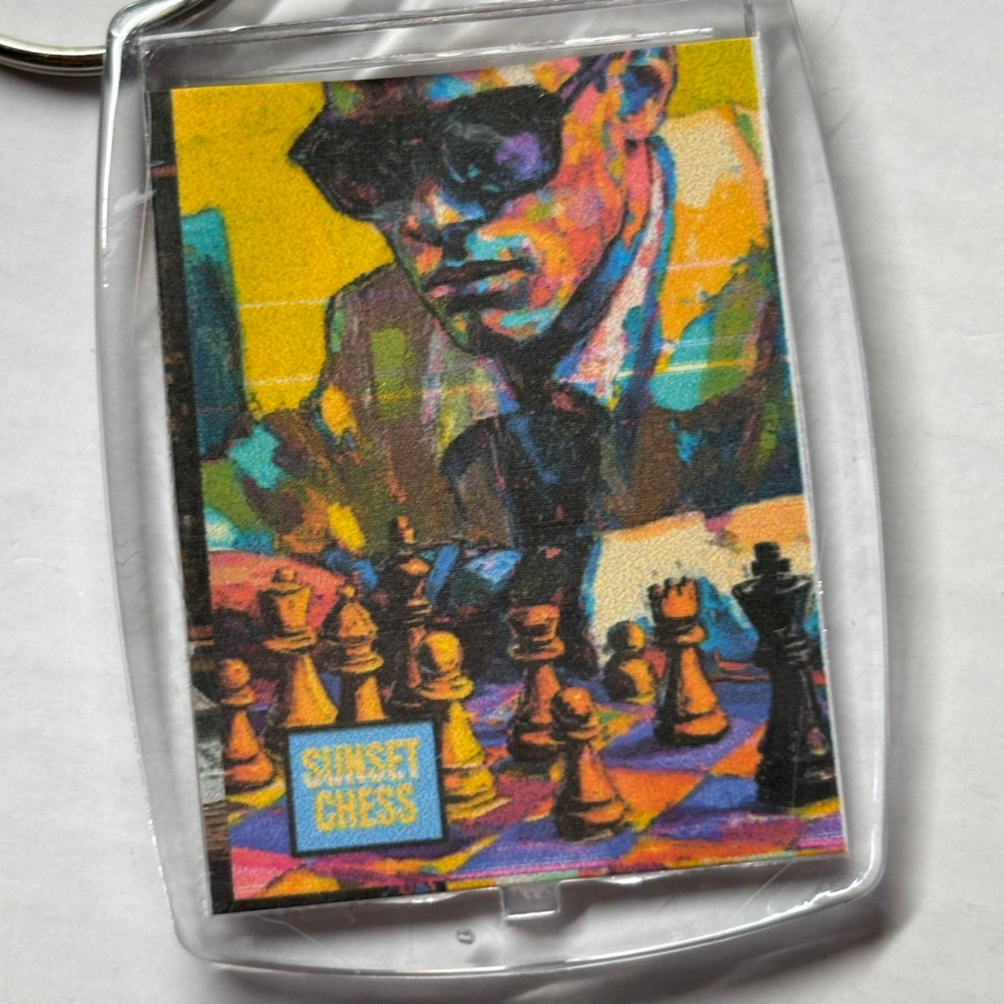 Acid Vision - Chess  Photo Keychain