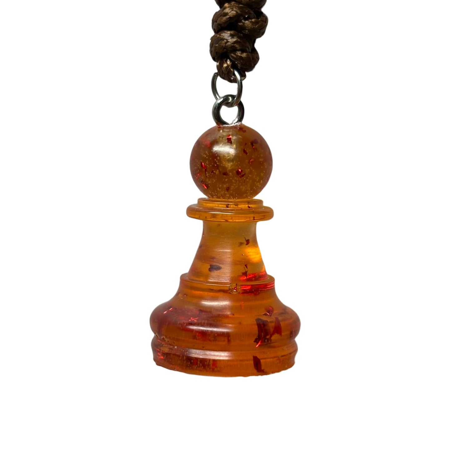 Fancy Pawn - Handmade Resin Chess Necklace