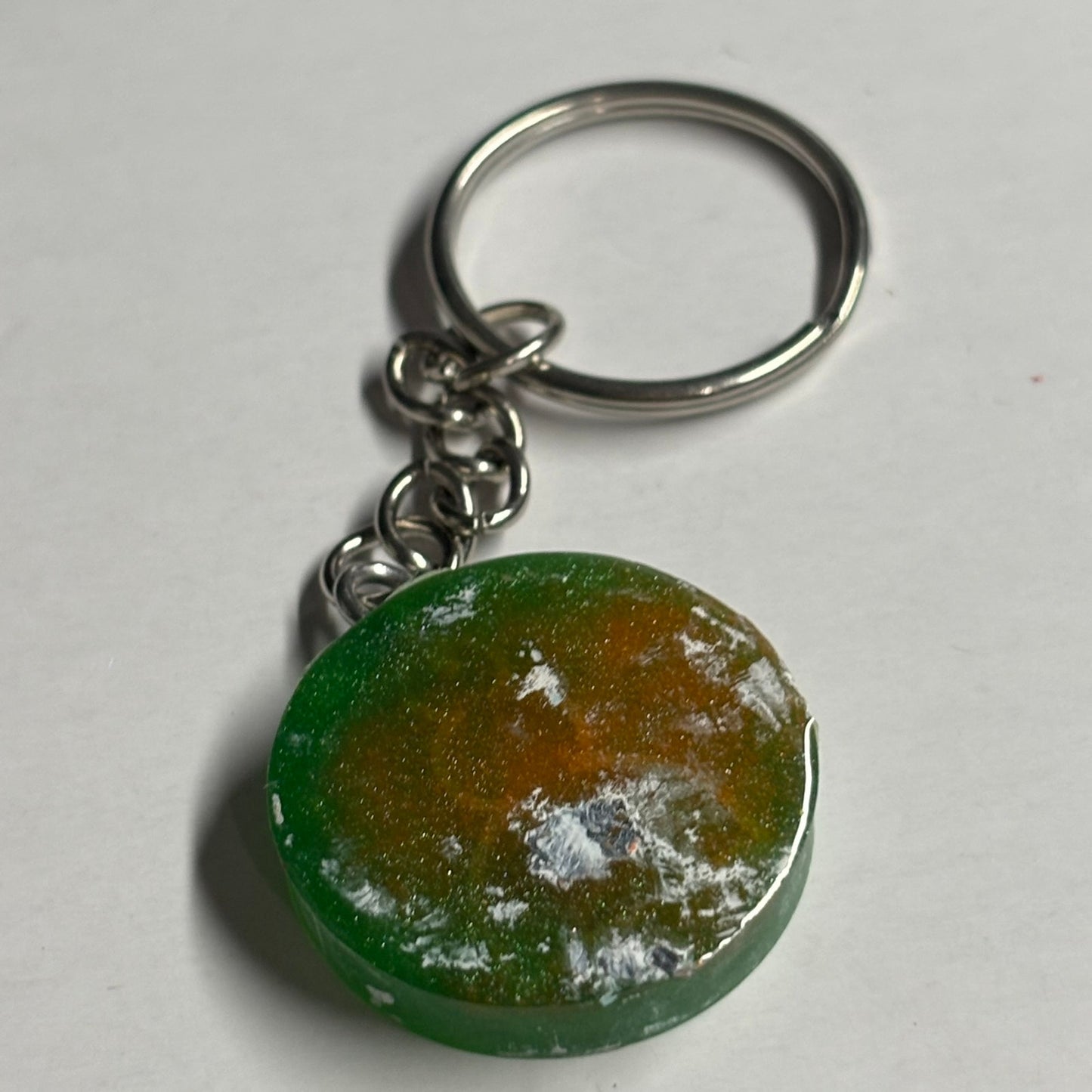 Spotted Green Pawn - Handmade Resin Keychain