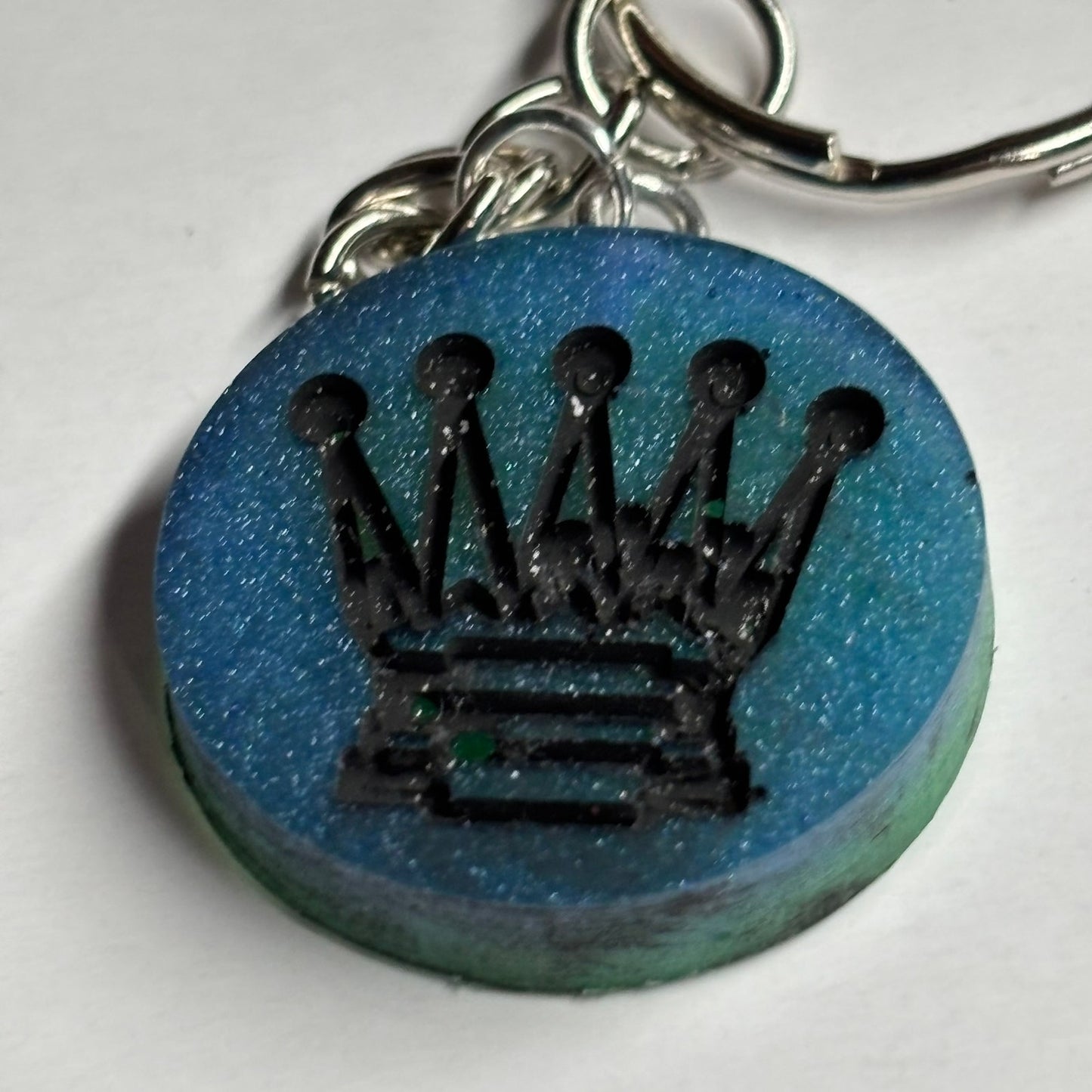 Double Sided Queen - Handmade Resin Keychain
