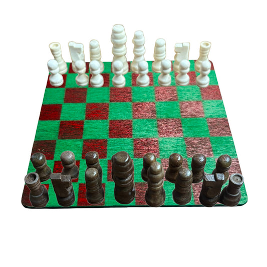 Christmas Colors - Mini Chess Set