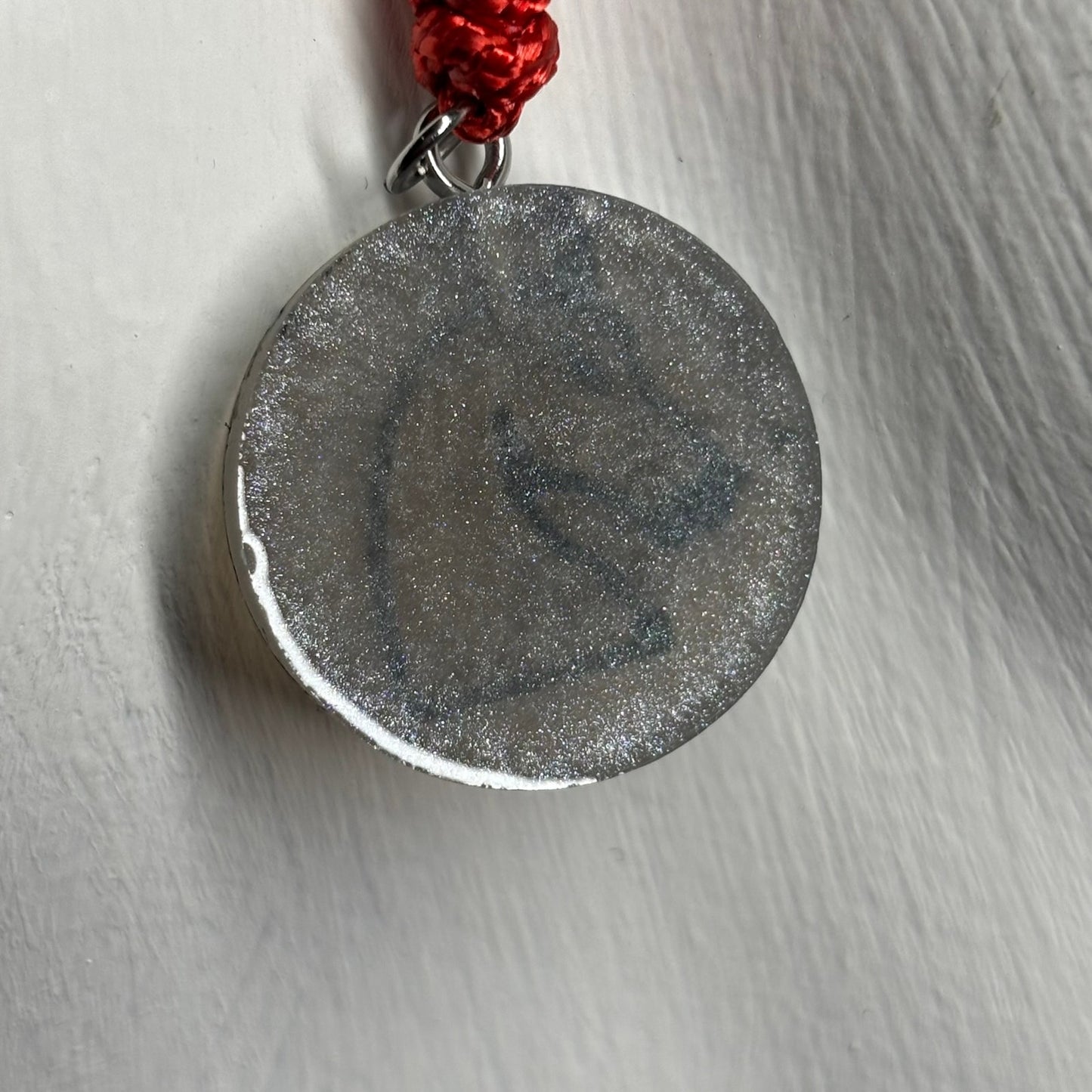 Silver Knight - Handmade Resin Chess Necklace