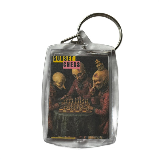Triplets - Chess  Photo Keychain