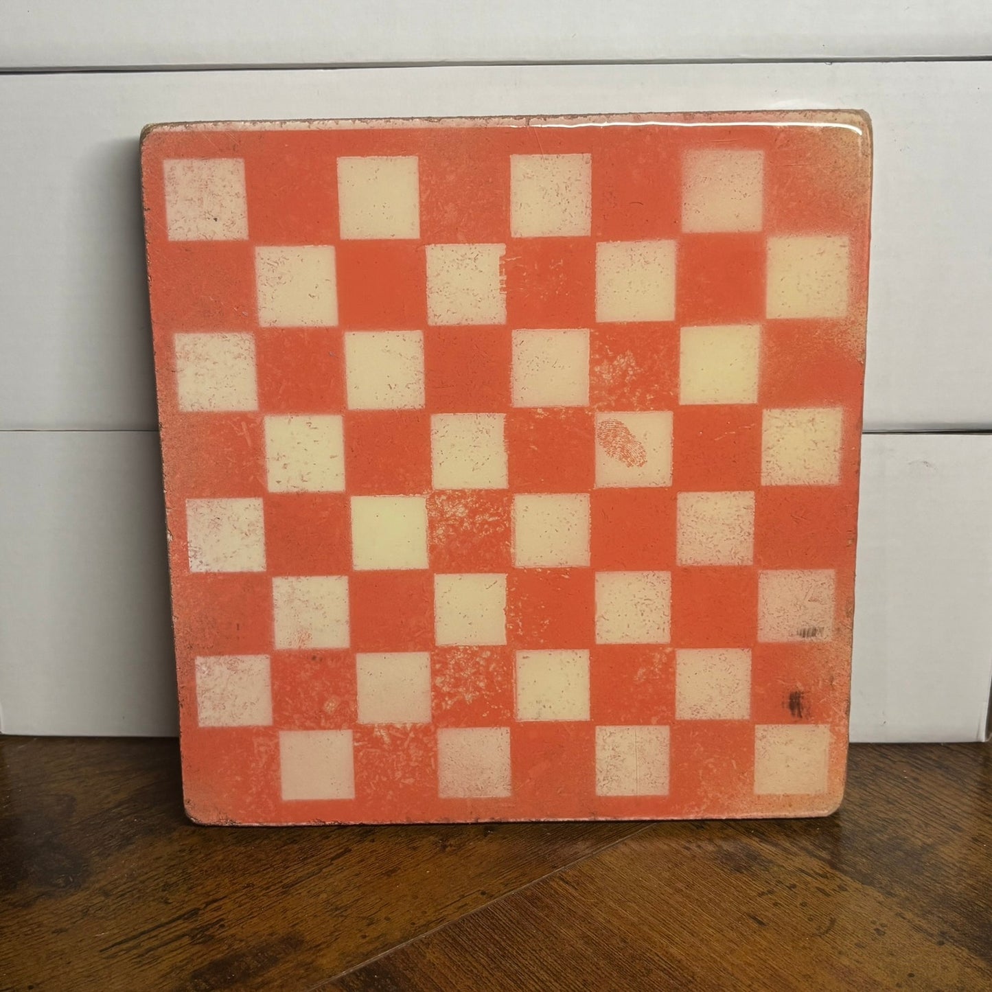 Orange Cream - Resin Coated Chess Board