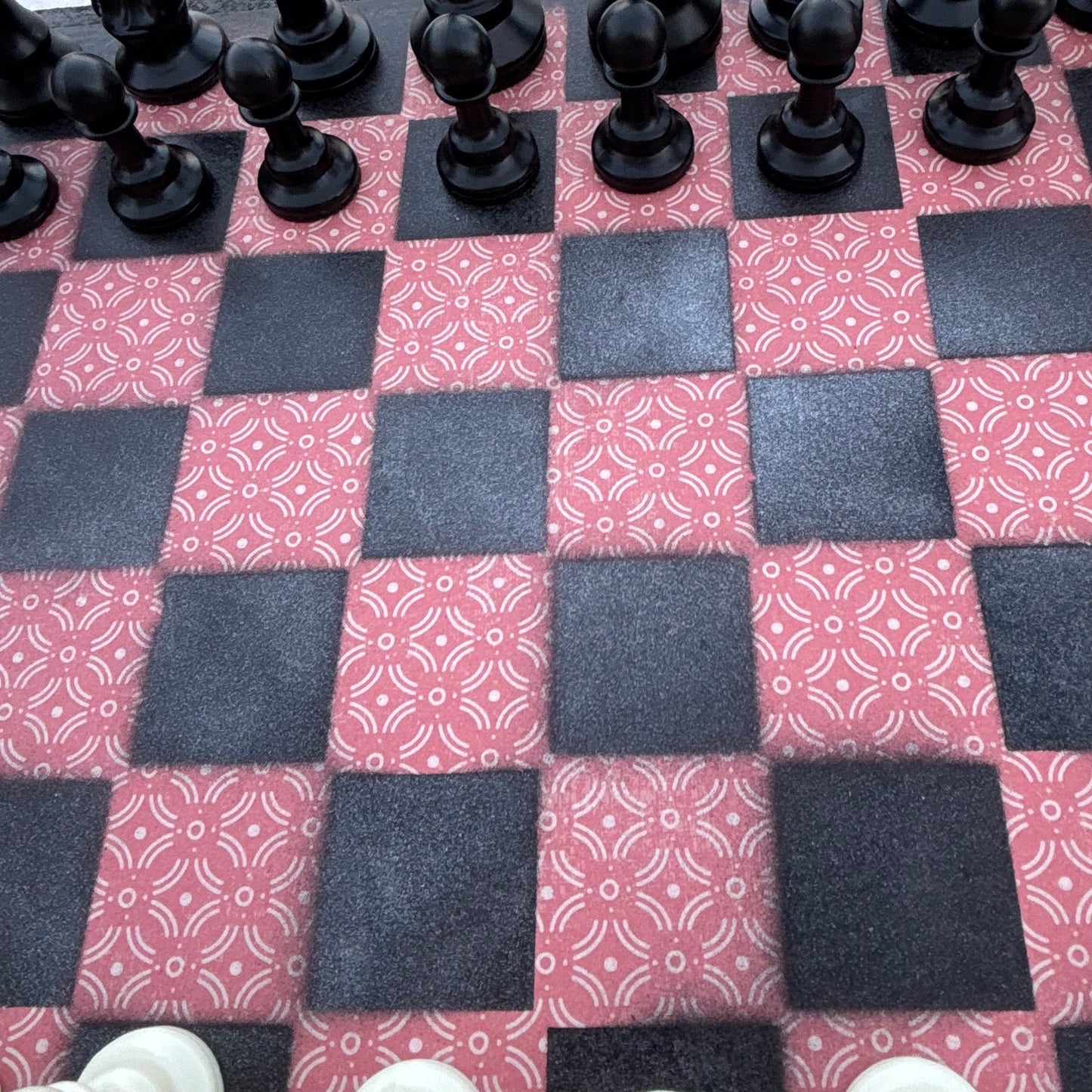 Vintage Red - Scrapbook Chess Set